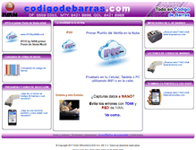 Tablet Screenshot of codigodebarras.com